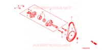 POMPE A HUILE pour Honda TRX 250 FOURTRAX RECON Electric Shift 2005