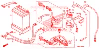 BATTERIE pour Honda TRX 250 FOURTRAX RECON Electric Shift 2006