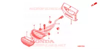 FEU ARRIERE pour Honda TRX 250 FOURTRAX RECON Electric Shift 2006