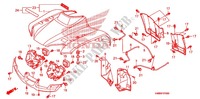 GARDE BOUE AVANT pour Honda TRX 250 FOURTRAX RECON Electric Shift 2006