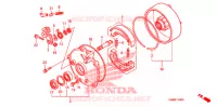 TAMBOUR DE FREIN ARRIERE pour Honda TRX 250 FOURTRAX RECON Electric Shift 2006