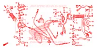 LEVIER DE GUIDON   CABLE   COMMODO pour Honda TRX 250 FOURTRAX RECON Electric Shift 2006
