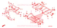 SUPPORT pour Honda TRX 250 FOURTRAX RECON Electric Shift 2006