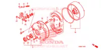 TAMBOUR DE FREIN ARRIERE pour Honda TRX 250 FOURTRAX RECON Electric Shift 2006