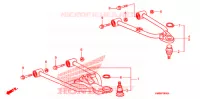 TRIANGLES AVANT pour Honda TRX 250 FOURTRAX RECON Electric Shift 2006