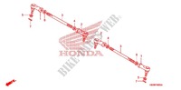 BARRE DE DIRECTION pour Honda TRX 250 FOURTRAX RECON Electric Shift 2008