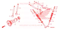 ARBRE A CAMES   SOUPAPE pour Honda TRX 250 FOURTRAX RECON Electric Shift 2009