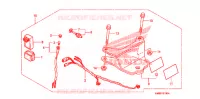 ATTACHE REMORQUE pour Honda TRX 250 FOURTRAX RECON Electric Shift 2009