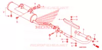 SILENCIEUX D'ECHAPPEMENT pour Honda TRX 250 FOURTRAX RECON Electric Shift 2009