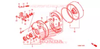 TAMBOUR DE FREIN ARRIERE pour Honda TRX 250 FOURTRAX RECON Electric Shift 2009