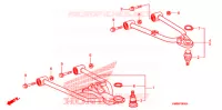 TRIANGLES AVANT pour Honda TRX 250 FOURTRAX RECON Electric Shift 2009