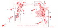AMORTISSEUR AVANT pour Honda TRX 250 FOURTRAX RECON Electric Shift 2009