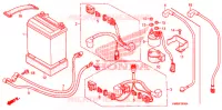 BATTERIE pour Honda TRX 250 FOURTRAX RECON Electric Shift 2009