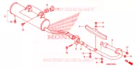 SILENCIEUX D'ECHAPPEMENT pour Honda TRX 250 FOURTRAX RECON Electric Shift 2009