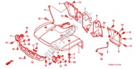 GARDE BOUE AVANT ('02/'03/'04) pour Honda TRX 250 FOURTRAX RECON Standard 2004