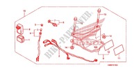 ATTACHE REMORQUE pour Honda TRX 250 FOURTRAX RECON Standard 2006