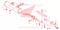 SILENCIEUX D'ECHAPPEMENT pour Honda TRX 250 FOURTRAX RECON Standard 2006