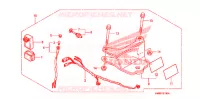 ATTACHE REMORQUE pour Honda TRX 250 FOURTRAX RECON Standard 2006