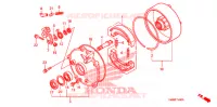 TAMBOUR DE FREIN ARRIERE pour Honda TRX 250 FOURTRAX RECON Standard 2006