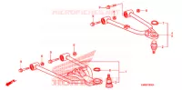 TRIANGLES AVANT pour Honda TRX 250 FOURTRAX RECON Standard 2006