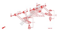 TRIANGLES AVANT pour Honda TRX SPORTRAX 250 X 2009