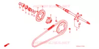 ARBRE DE ROUE ARRIERE pour Honda TRX SPORTRAX 250 X 1989