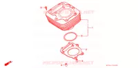 CYLINDRE pour Honda TRX SPORTRAX 250 X 1989