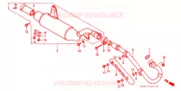 SILENCIEUX D'ECHAPPEMENT pour Honda TRX SPORTRAX 250 X 1989