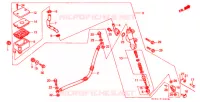 MAITRE CYLINDRE DE FREIN ARRIERE pour Honda TRX SPORTRAX 250 X 1991