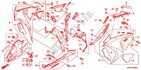 CARENAGES LATERAUX AVANT pour Honda CBR 1000 RR ABS WHITE 2012