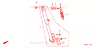 BEQUILLE pour Honda NXR 125 BROS PARTIDA ELETRICA 2003