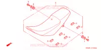 SELLE pour Honda NXR 125 BROS PARTIDA ELETRICA 2003