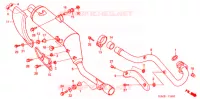 SILENCIEUX D'ECHAPPEMENT pour Honda NXR 125 BROS PARTIDA ELETRICA 2003