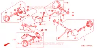 CLIGNOTANT pour Honda SHADOW TA 200 PHANTOM FIRE EDITION 2007