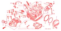 CULASSE pour Honda SHADOW TA 200 PHANTOM FIRE EDITION 2007
