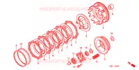 EMBRAYAGE pour Honda SHADOW TA 200 PHANTOM FIRE EDITION 2007