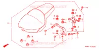 SELLE pour Honda SHADOW TA 200 PHANTOM FIRE EDITION 2007