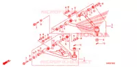 TRIANGLES AVANT pour Honda SPORTRAX TRX 300 X 2009