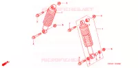 AMORTISSEUR AVANT pour Honda FOURTRAX 350 RANCHER 4X4 Electric Shift 2006