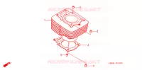 CYLINDRE pour Honda FOURTRAX 350 RANCHER 4X4 Electric Shift 2006