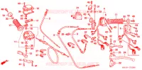 LEVIER DE GUIDON   CABLE   COMMODO pour Honda FOURTRAX 350 RANCHER 4X4 Electric Shift 2006