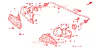 FEU ARRIERE pour Honda FOURTRAX 350 RANCHER 4X4 2006