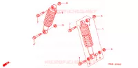 AMORTISSEUR AVANT pour Honda FOURTRAX 350 RANCHER Electric Shift 2005