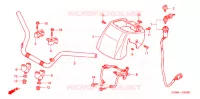GUIDON (1) pour Honda FOURTRAX 350 RANCHER Electric Shift 2005