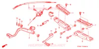 REPOSE PIED pour Honda FOURTRAX 350 RANCHER Electric Shift 2005