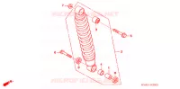 AMORTISSEUR ARRIERE pour Honda FOURTRAX 350 RANCHER 4X2 2006