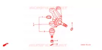 ARBRE DE ROUE  (2WD) pour Honda FOURTRAX 350 RANCHER 4X2 2006