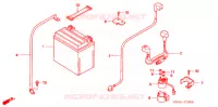 BATTERIE pour Honda FOURTRAX 350 RANCHER 4X2 2006
