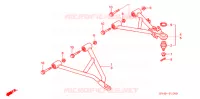 TRIANGLES AVANT (2WD) pour Honda FOURTRAX 350 RANCHER 4X2 2006