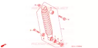 AMORTISSEUR ARRIERE pour Honda FOURTRAX 400 RANCHER AT 2005